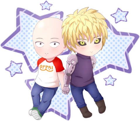 Drawing Them Is Always Good For My Heart 💜 - Saitama (500x435), Png Download