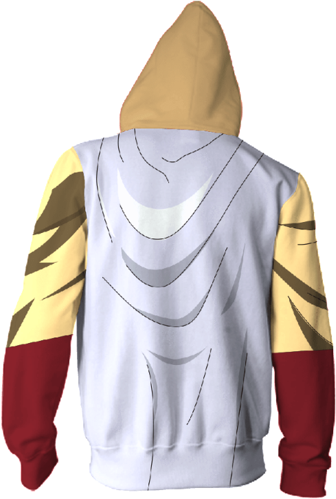One Punch Man Hoodie Saitama Anime Cosplay Anime Zip - One Punch Man Hoodie (800x800), Png Download