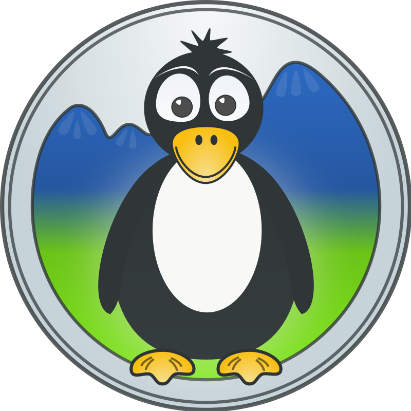 A Penguin In The Mountains Clip Art Download - Breast Cancer Penguin Magnet (800x800), Png Download