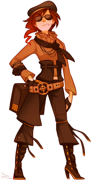 Coco Adel From Roosterteeth's Animated Web Series, - Rwby Coco Transparent (313x600), Png Download