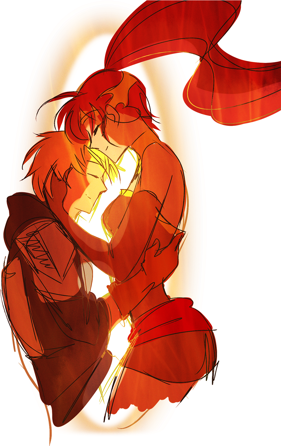 2mib, 1125x1500, 1459979474664 - Pyrrha And Jaune Sad (1125x1500), Png Download