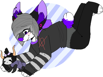 Bunnywolfthing Rank - Cartoon (500x430), Png Download