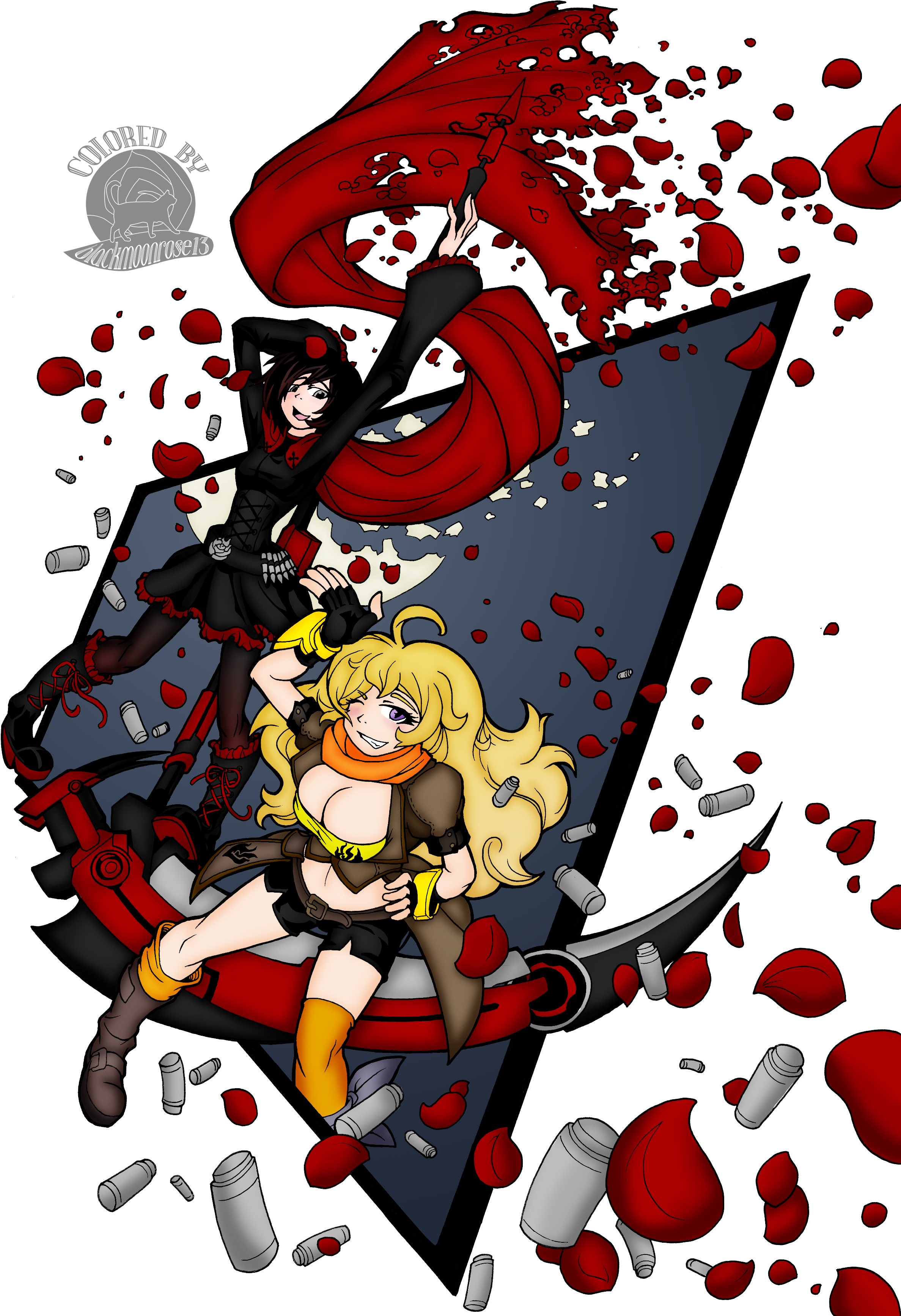 Rwby - Deviantart (2457x3500), Png Download