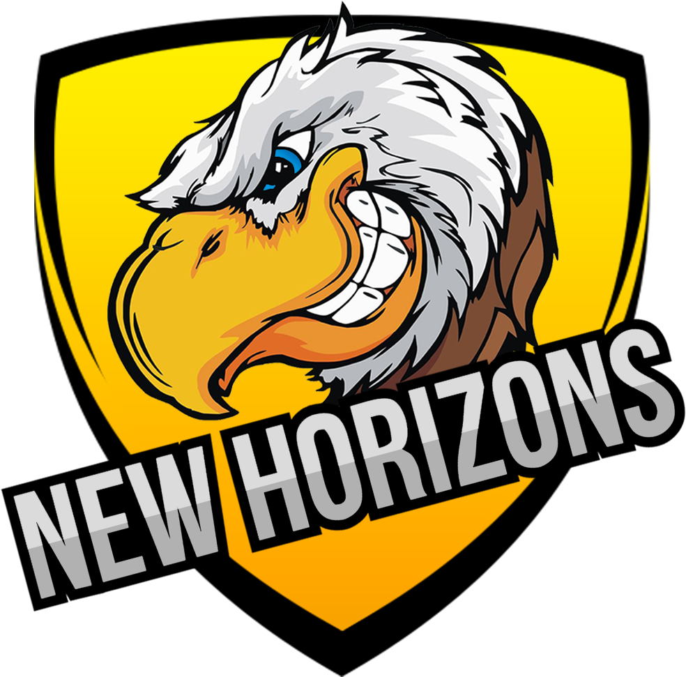 Go Logo Team Design - Eagle Scary Cartoon (1000x1000), Png Download