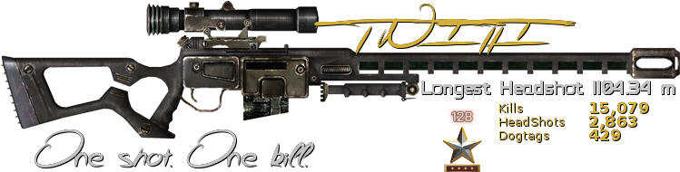 T - Nitti - Rifle Sniper (750x200), Png Download