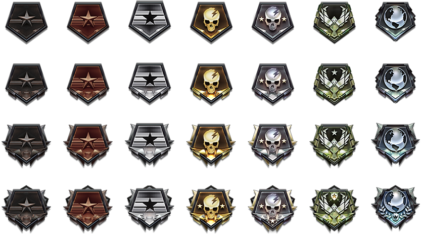 Download Black Ops 2 Title Png For Kids - Rank Bo2 PNG Image with No Backgr...