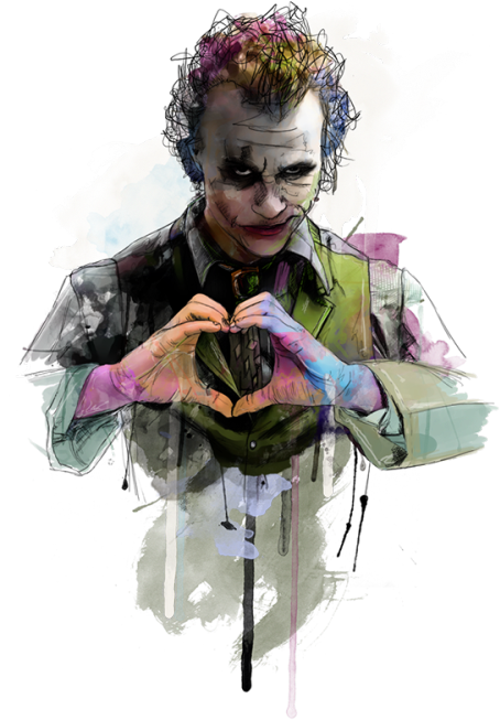 A Unique Take On Joker By Katt Phatlane - Best Photo Of Joker (500x667), Png Download