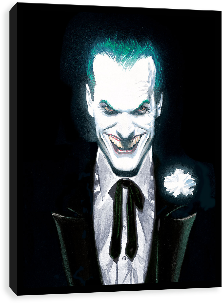 Joker Spotlight Smile - Alex Ross The Joker (500x500), Png Download