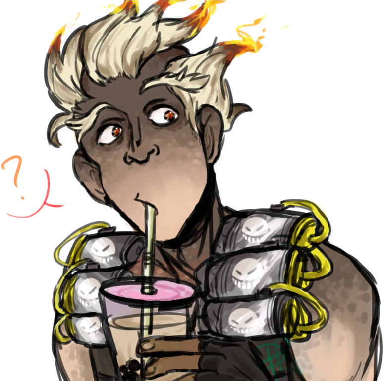 Junkchild By Tealleadership On Deviantart - Overwatch Mei Bubble Tea (1024x768), Png Download