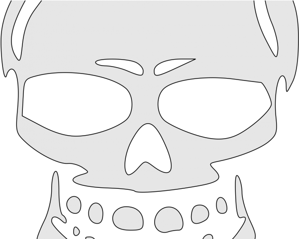 Skull Clipart Wicked - Two Three Viva L Algerie (640x480), Png Download