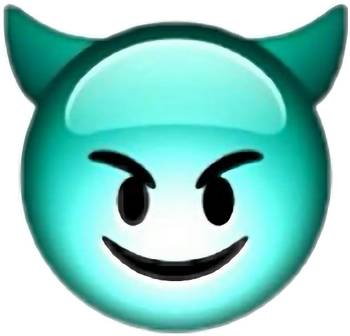 Transparent Background Devil Emoji (510x490), Png Download