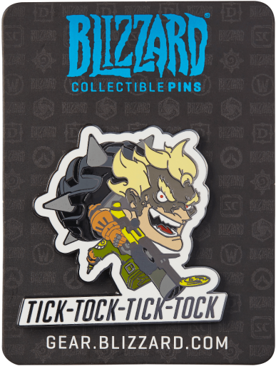 Blizzard Collectible Pins - Cute But Deadly Junkrat (550x550), Png Download