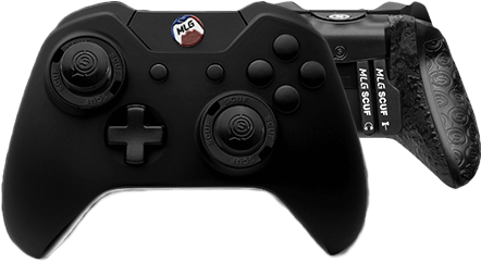 Xbox One Professional Controller Infinity1 Mlg Stealth - Xbox Red Scuf Controller (457x273), Png Download
