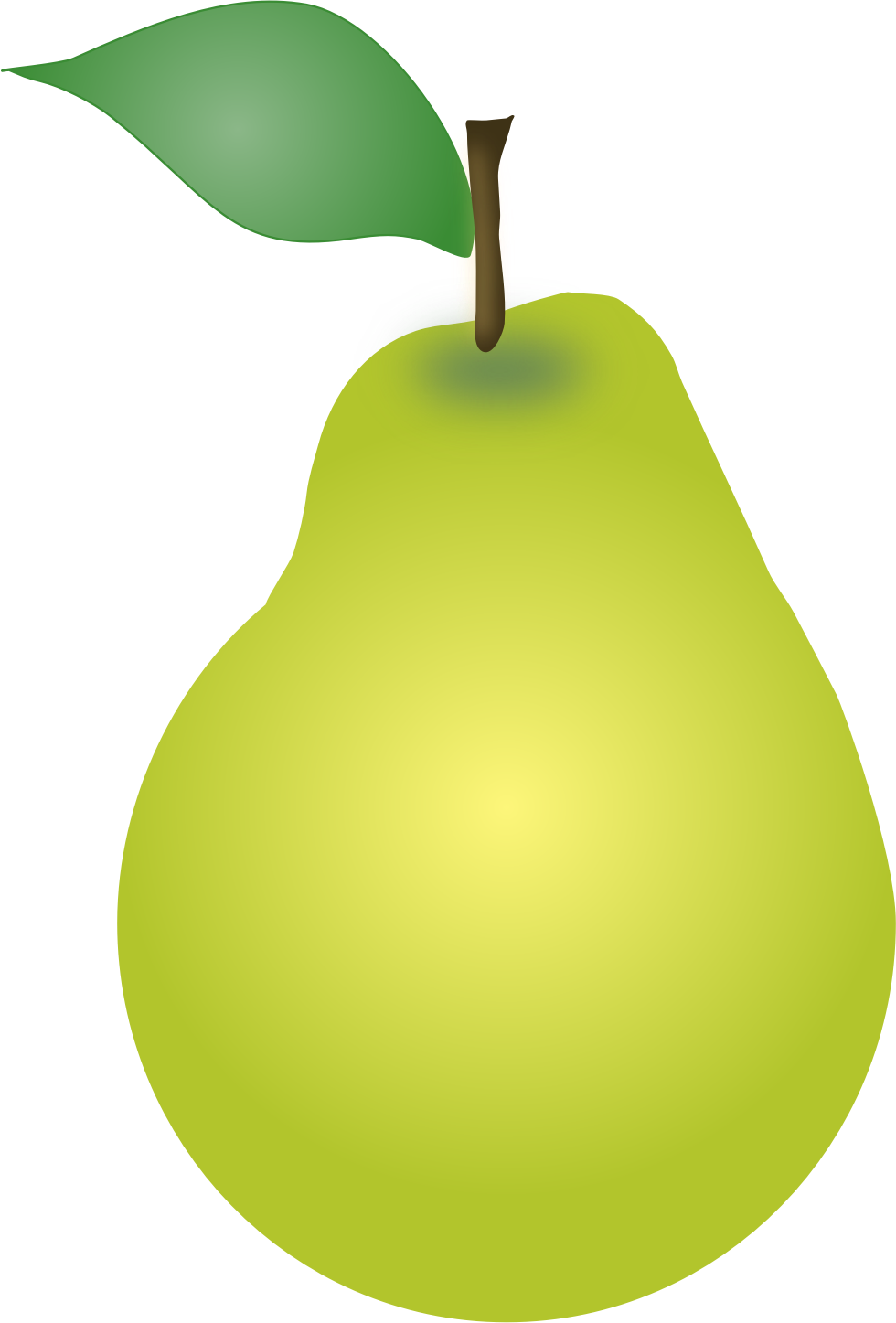 Pear Clipart Png - Clip Art (980x1447), Png Download