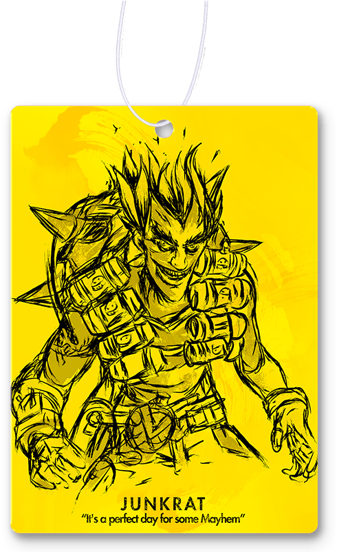 Junkrat Air Freshener - Illustration (800x800), Png Download