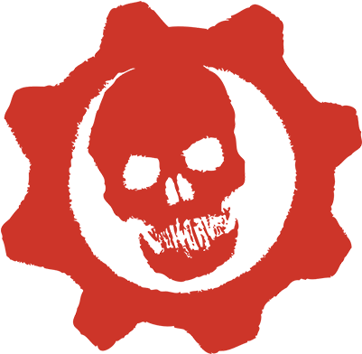 Call Of Duty - Gears Of War Logo Decal (480x480), Png Download