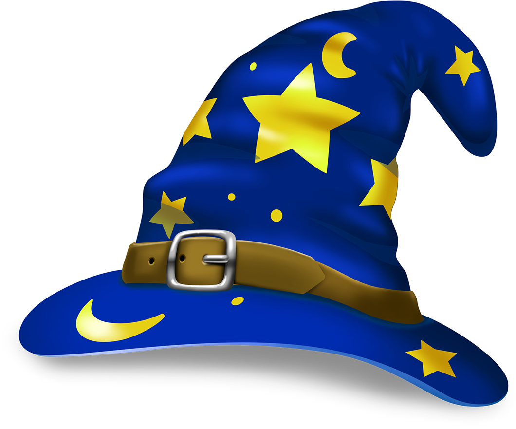 Download Wizard Clipart Cap - Transparent Background Wizard Hat PNG Image  with No Background 