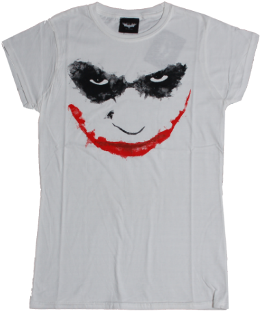 Batman Joker Smile - T Shirt Design Joker (480x480), Png Download