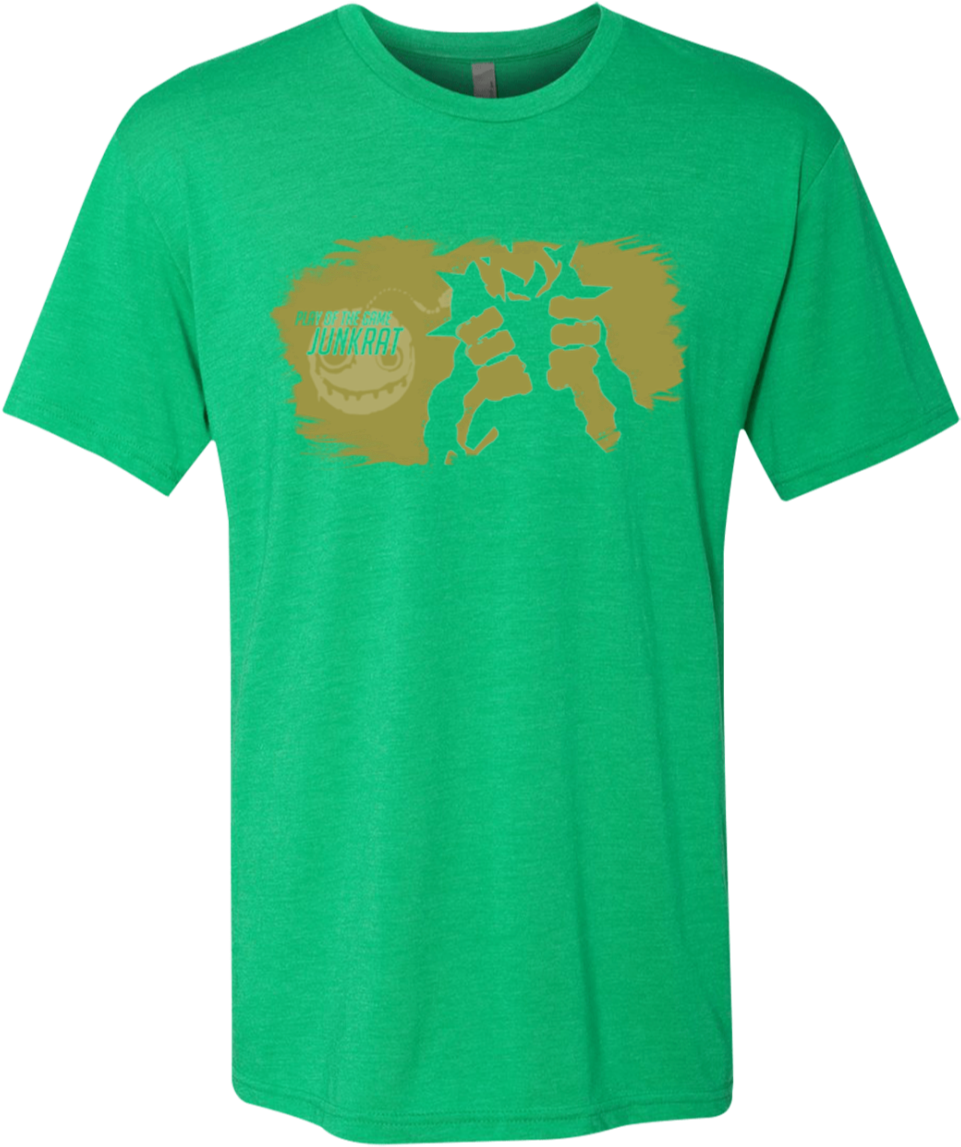 Junkrat Base Men's Triblend T-shirt - Wholesale Next Level Triblend Crew-envy-xl (1155x1155), Png Download