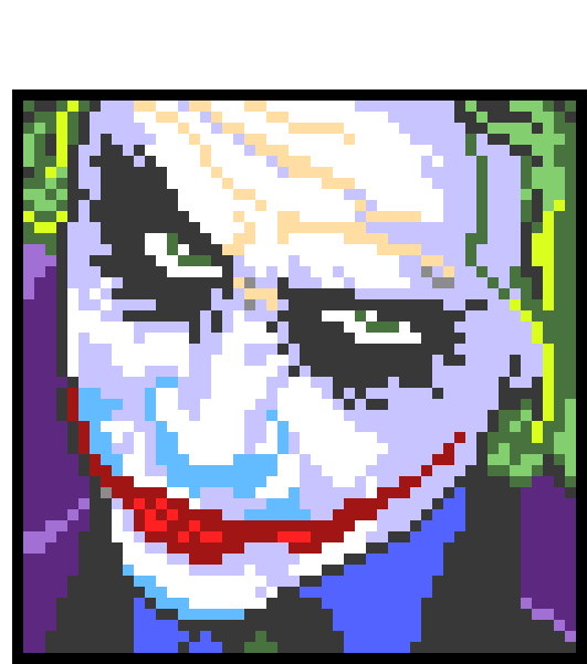 Joker - Joker Pixel Art (740x640), Png Download