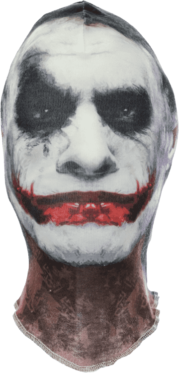 Joker Mask - Drawing The Ultimate Villain - The Joker: (360x750), Png Download
