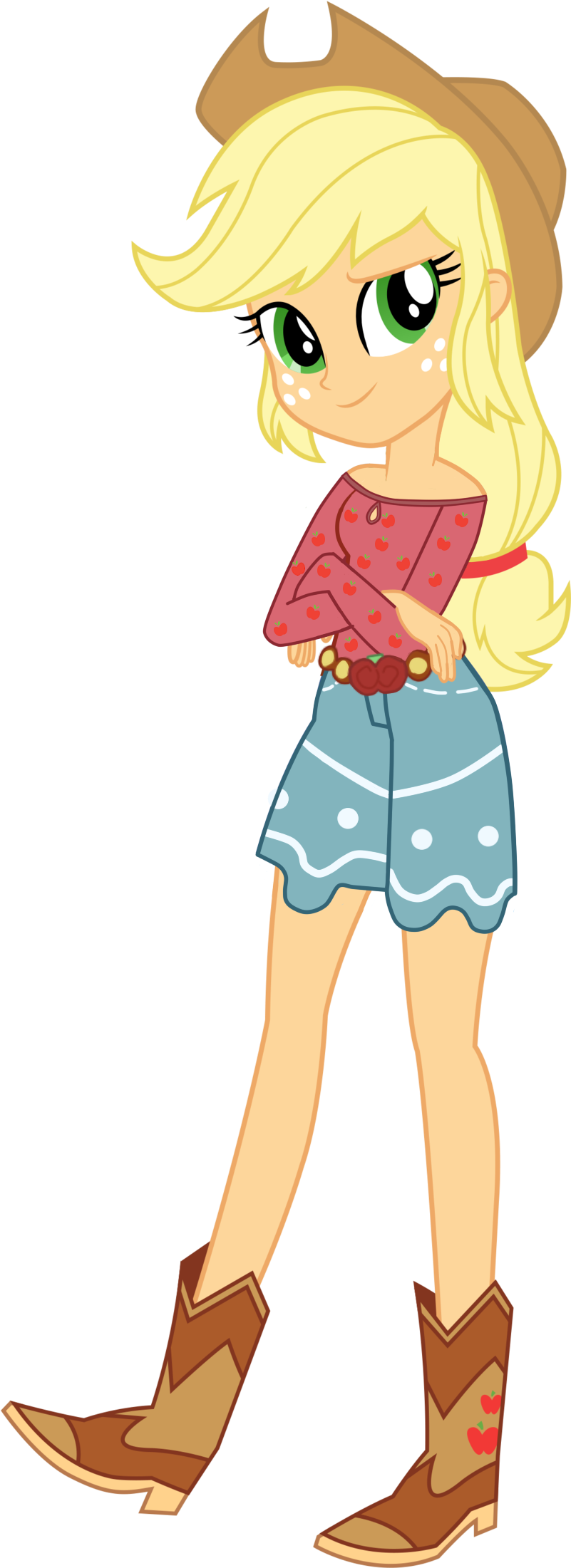 Mlgskittles, Boho, Boots, Camp Fashion Show Outfit, - Applejack My Little Pony Equestria Girls (900x2200), Png Download