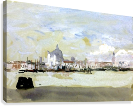 Fondamenta Della Salute, Venice Canvas Print - Hercules Brabazon Brabazon Artist (429x342), Png Download