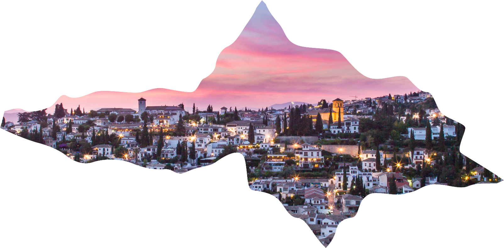 Granada (1603x789), Png Download