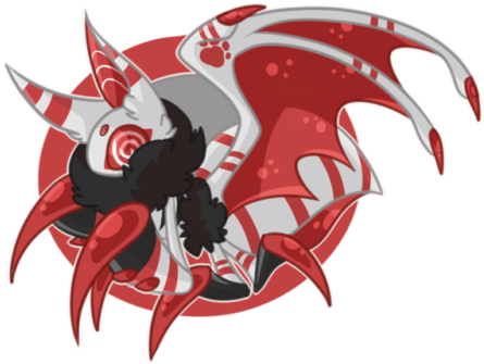 Made A New Mantibat Base For Adopts Walter Themed Babe - Illustration (500x363), Png Download