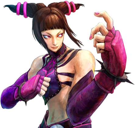 Juri - Street Fighter 4 Juri (450x450), Png Download