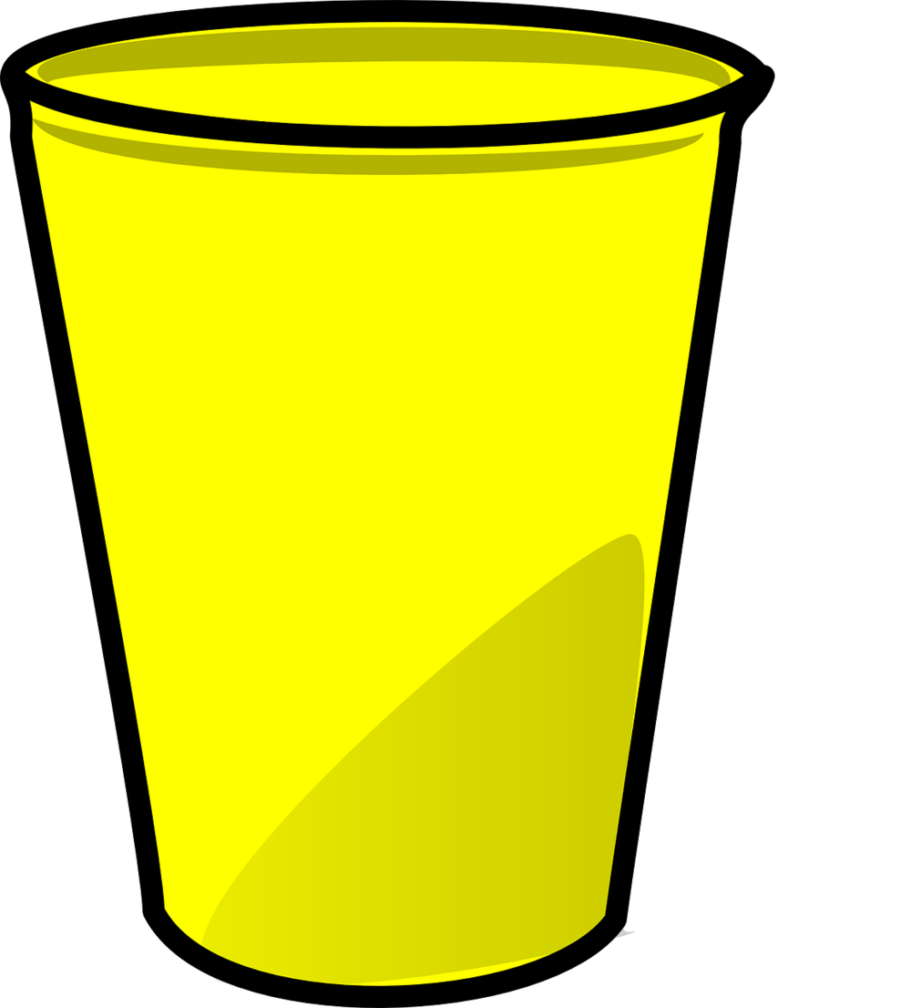 Cups Clipart Tumbler Cup - Free Clip Art Cup (651x720), Png Download