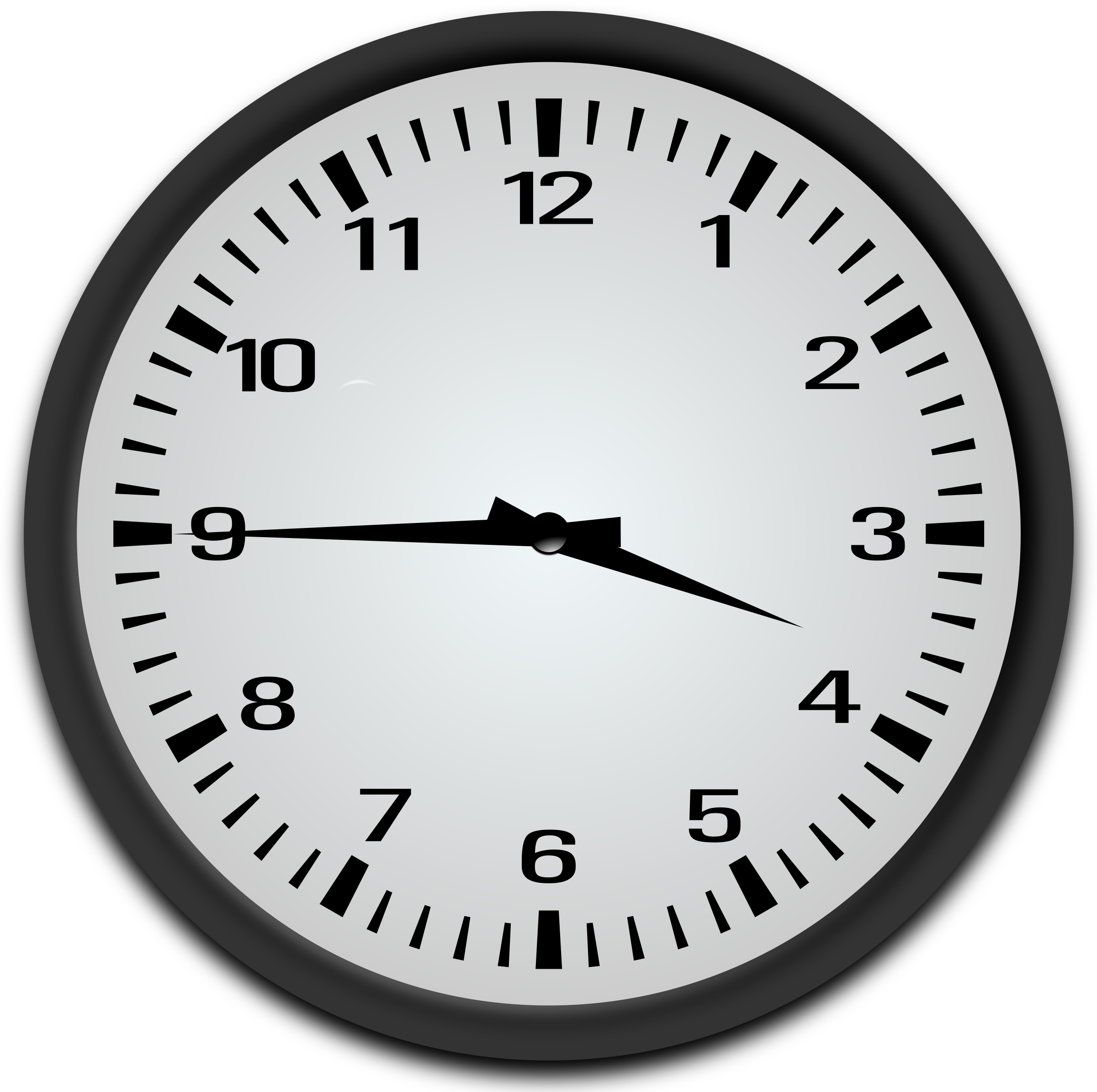 This Free Icons Png Design Of Quarter To 4 O'clock (2400x2400), Png Download