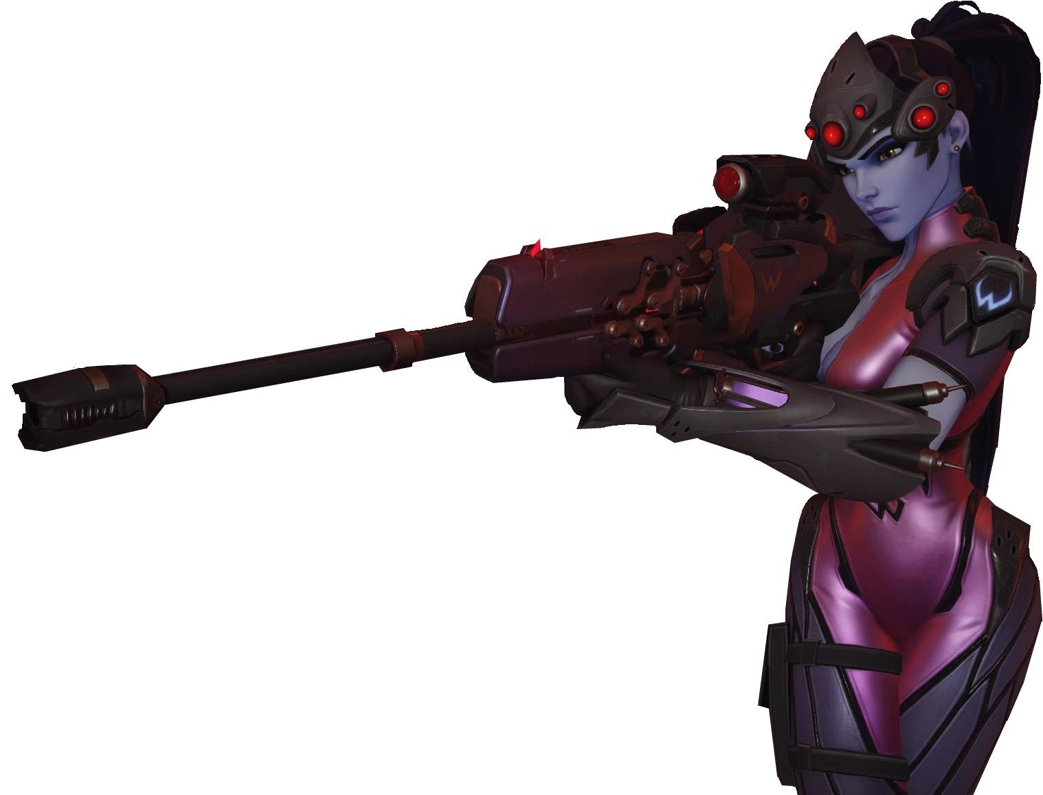 Widowmaker Ow - Samsung Sf350 Series S24f350fhe - 24" Plane To Line (1572x1170), Png Download