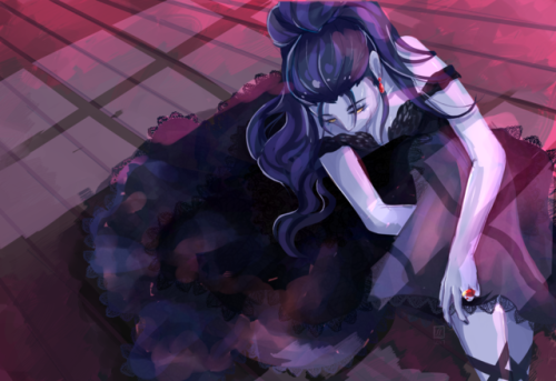 “i'm Loving You Six Feet Underground ” - Widowmaker Art (500x343), Png Download