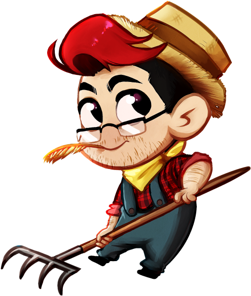 By Thesketchhog On Tumblr - Stardew Valley Funny Fanart (540x680), Png Download