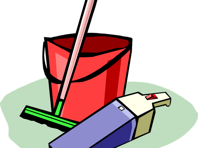 Dust Clipart House Cleaner - Cleaning Supplies Clip Art (640x480), Png Download
