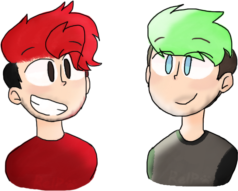 Mouse Draw Is Hard - Markiplier And Jacksepticeye Drawings (960x717), Png Download