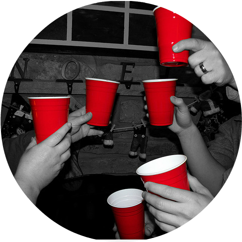 How To Get Out Of Debt And Stay Debt-free - 16oz Red Plastic Party Cup (pack Of 50) (677x520), Png Download