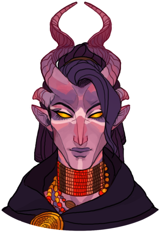 Svg Transparent Library Blog Which Must Not Be Named - Tiefling Warlock (540x788), Png Download