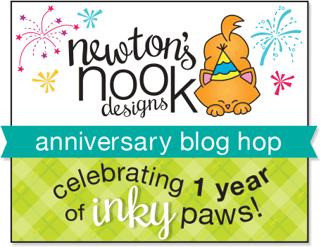 Newton's Nook Designs First Anniversary Blog Hop - Newton's Nook Designs Purr-fect Die Set - Beautiful (463x383), Png Download