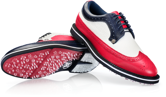 Ran Away With The Walker Cup, And They Did So While - G/fore Gallivanter Longwing Men's Golf Shoes (573x446), Png Download