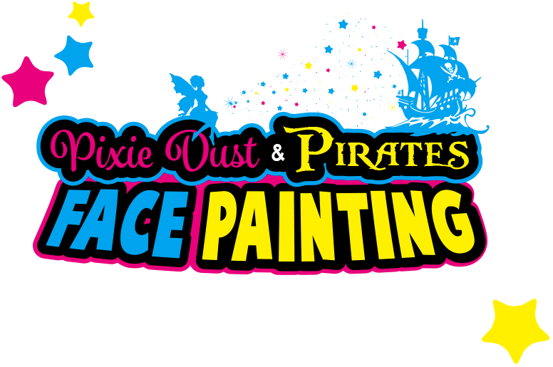 Face Painting Logo For Pixie Dust And Pirates Carlisle - Jolly Roger Pirate Ship Nautical Black Vinyl Sticker (776x515), Png Download