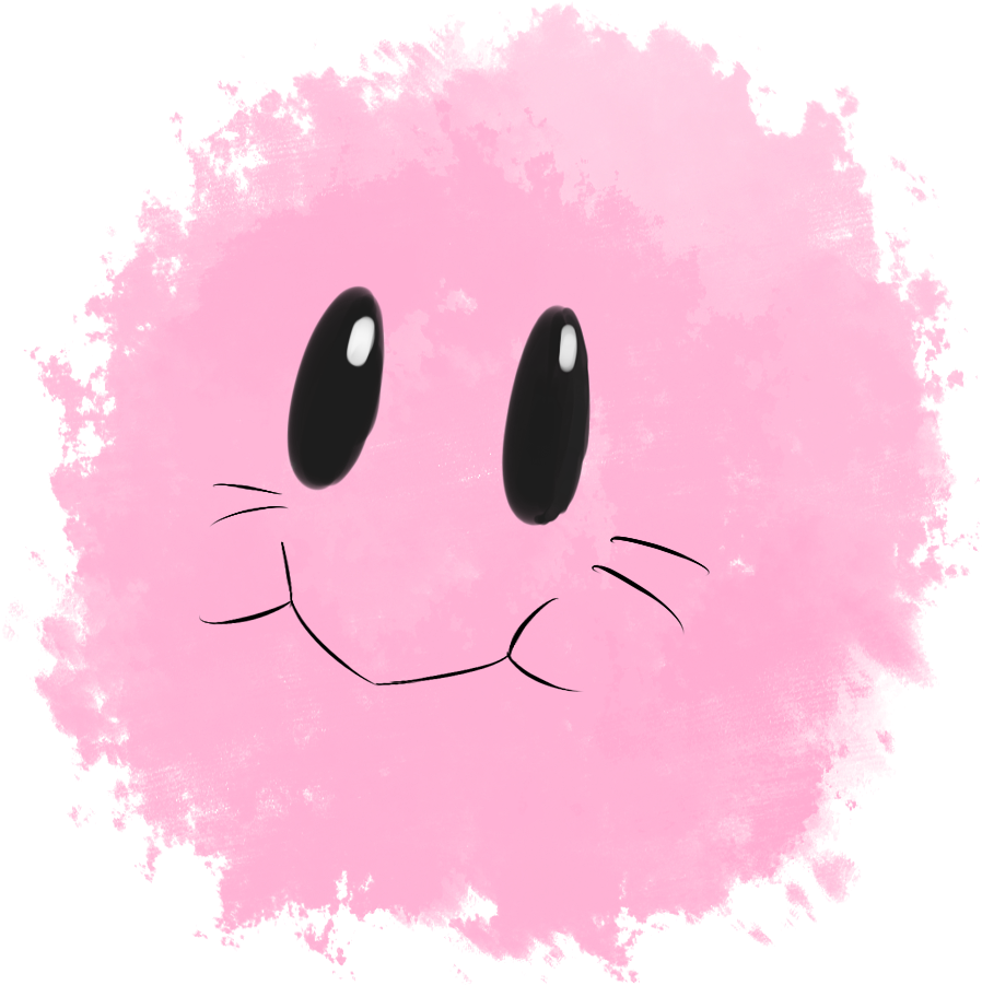 Eye Face Pink Red Facial Expression Nose Smile Cartoon - Cartoon (1000x1000), Png Download