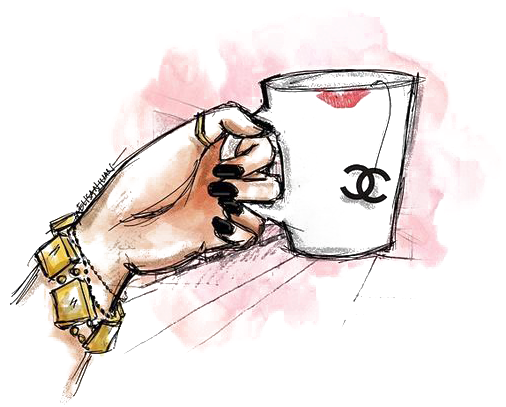 Download Illustration Cup Transprent Png Clipart Transparent Chanel Drawing Png Image With No Background Pngkey Com