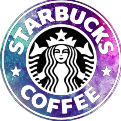 Starbucks Clipart Galaxy - Starbucks Logo Circle Galaxy (464x463), Png Download