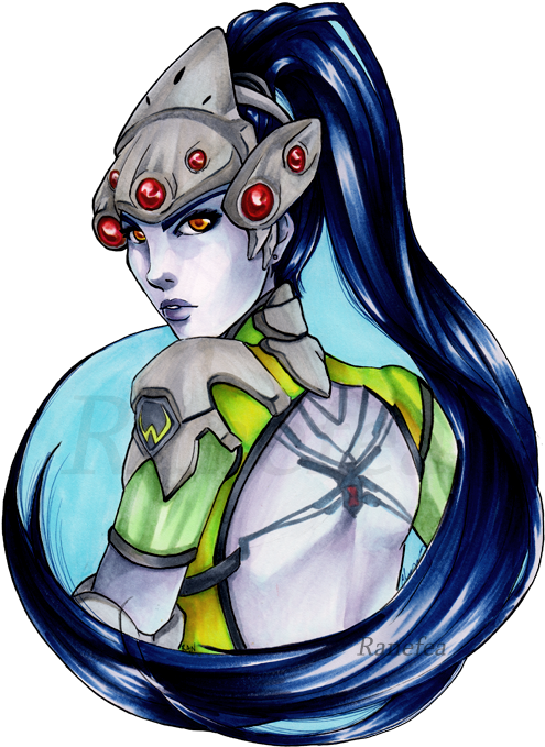 Widowmaker Download Widowmaker Image - Art (550x707), Png Download