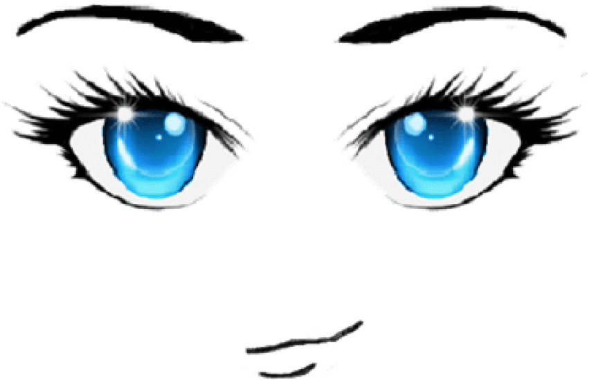 Catalog Roblox Face Anime Pictures Png Catalog Roblox - Anime Face Blue ...