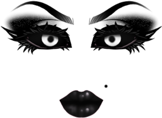 Jpg Royalty Free Download Goth Galaxy Makeup - Harley Quinn Makeup Png (420x420), Png Download