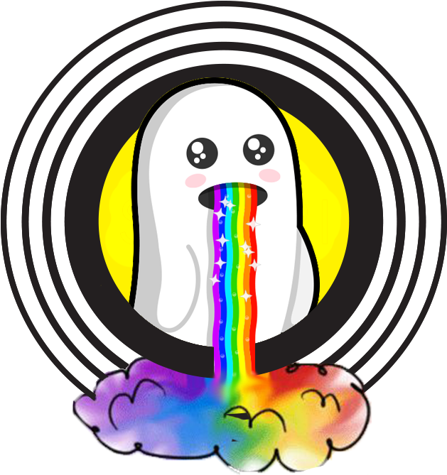 Snapchat Ghost In Satori Sun - Illustration (1200x674), Png Download
