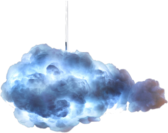 Remote Control Led Color Changing Cotton Cloud Pendant - وسایل آشپزخانه ایرانی (350x350), Png Download